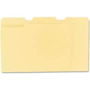 Universal Universal® File Folders, 1/3 Cut Assorted, One-Ply Top Tab, Letter, Manila, 100/Box UNV12113***